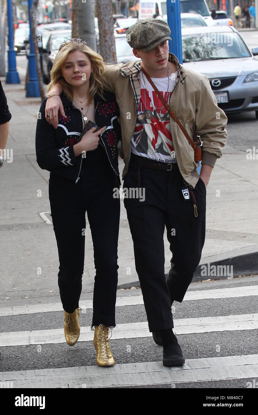 Brooklyn beckham and chloe moretz hi-res stock photography and images -  Alamy