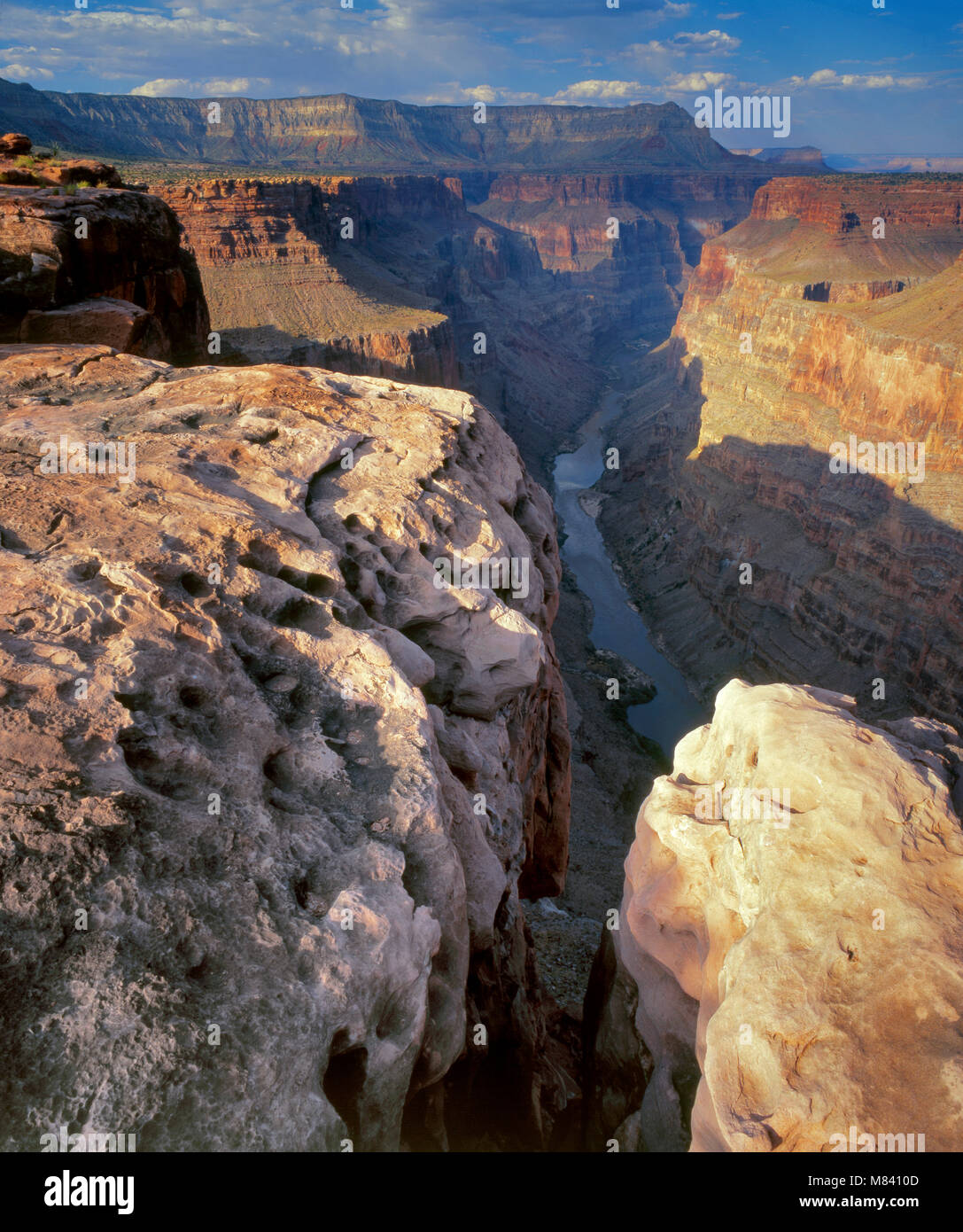 Toroweap Overlook, Colorado River, Grand Canyon National Park, Arizona Stock Photo