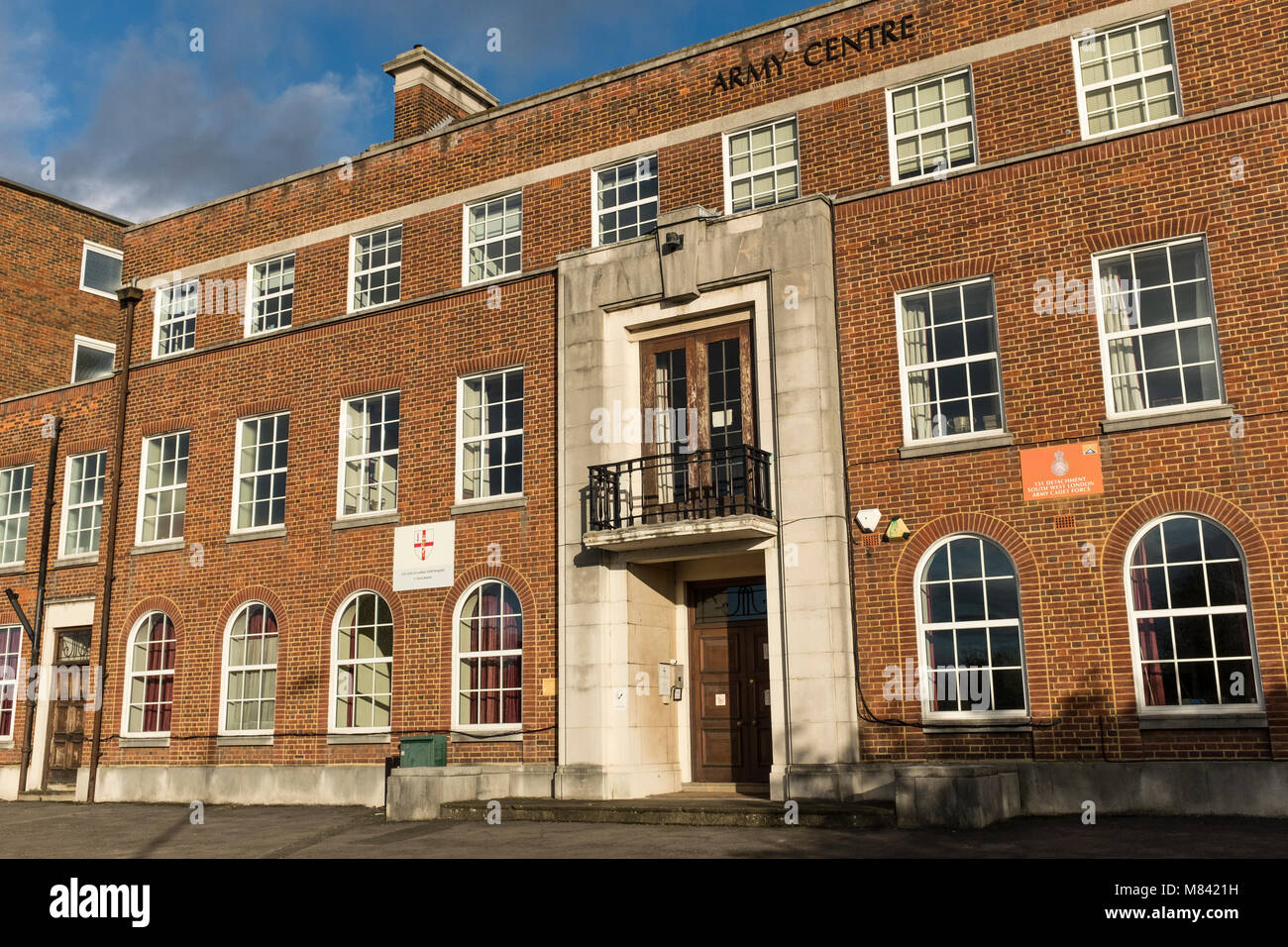 Army Reserve Centre, Portsmouth Road, Kingston upon Thames, Surrey, UK Stock Photo