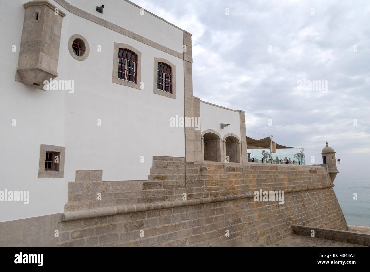 Santiago fort in Sesimbra, Portugal, Europe Stock Photo