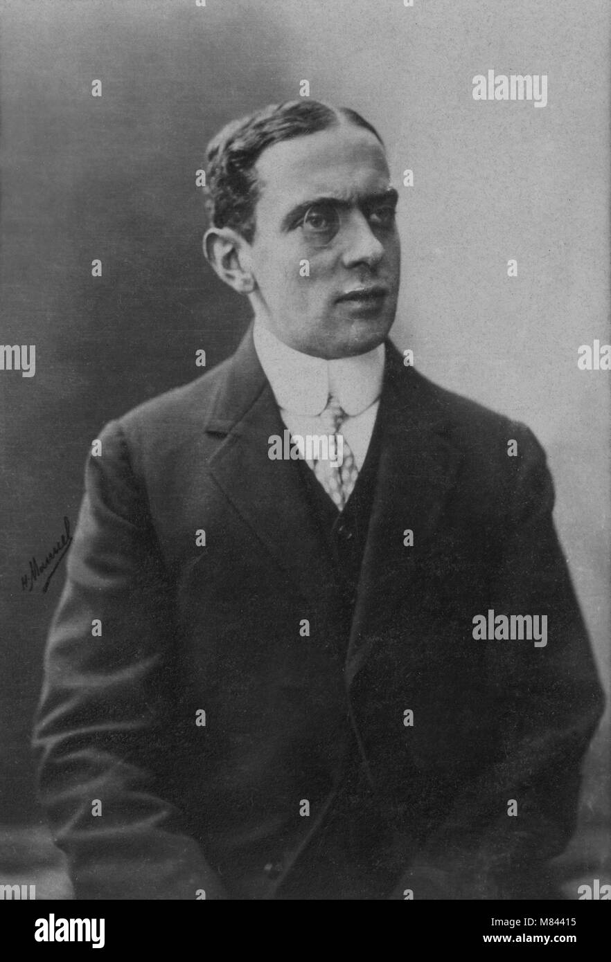 Portrait of Valmer ( 1875 1940 ) writer , romancier