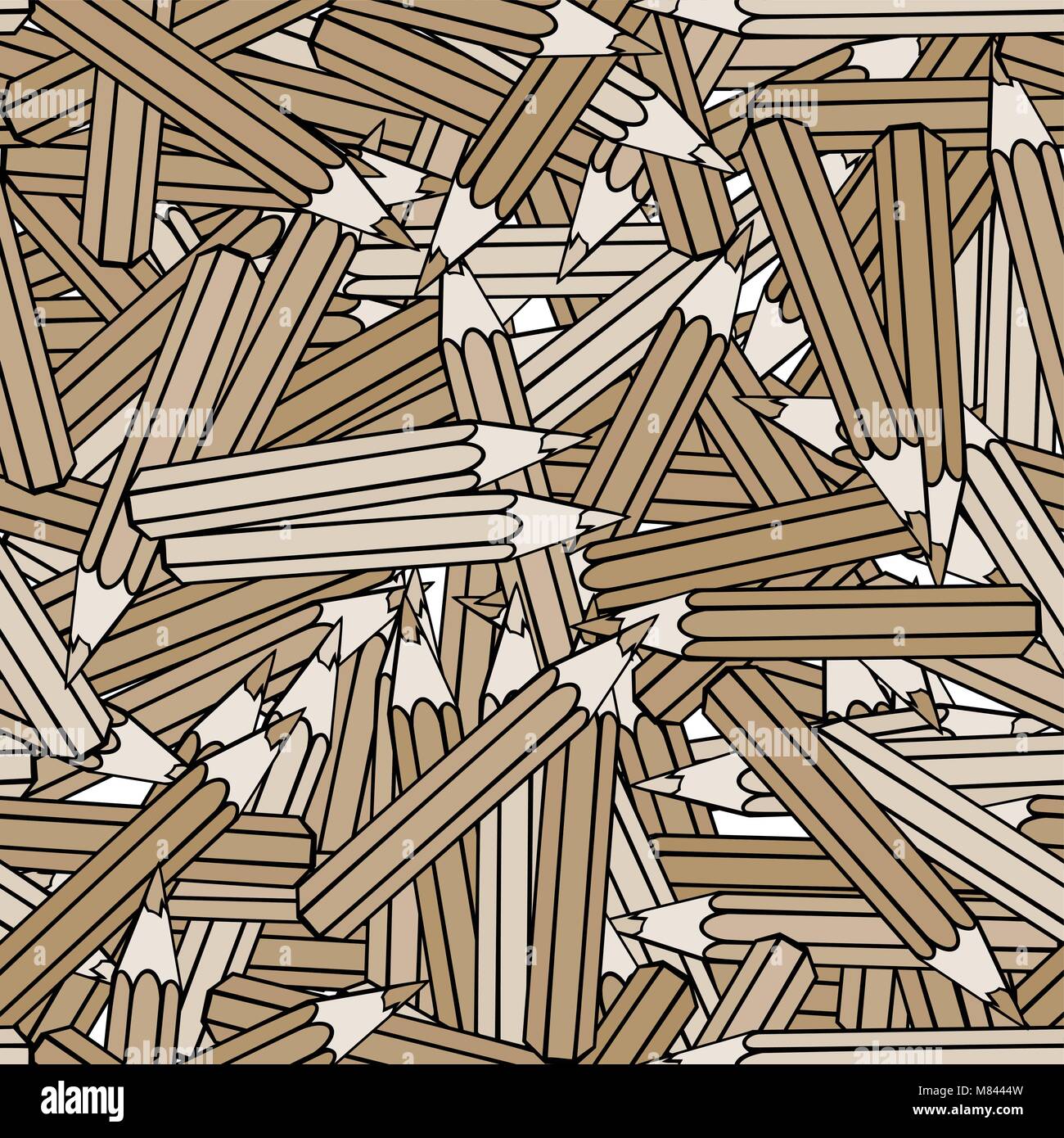 Seamless pattern background pencil. School design vector. Study wallpaper.  Education clipart. Student instrument Stock Vector Image & Art - Alamy