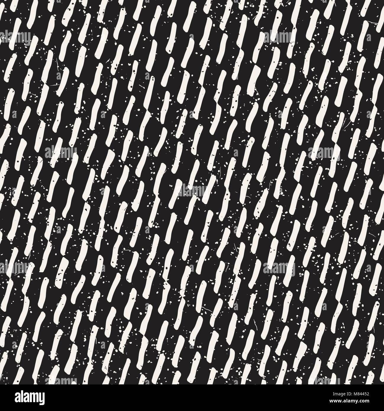 Simple ink geometric pattern. Monochrome black and white strokes ...