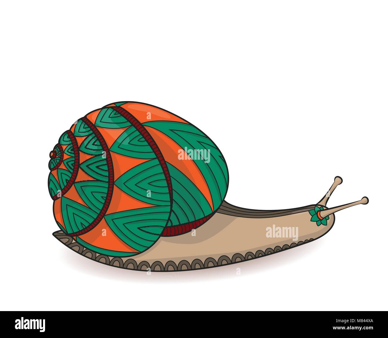 Zentangle animals hi-res stock photography and images - Alamy