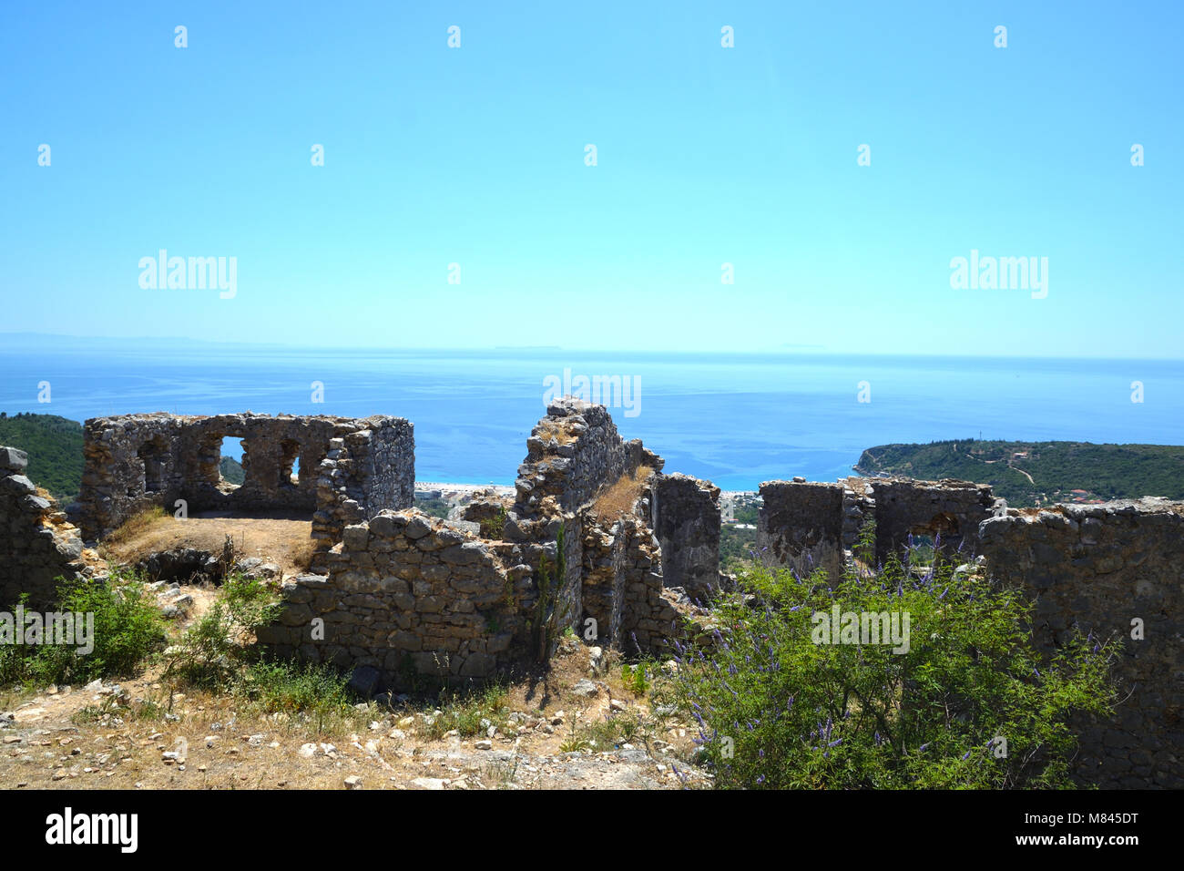 Ruins in Albania Stock Photo