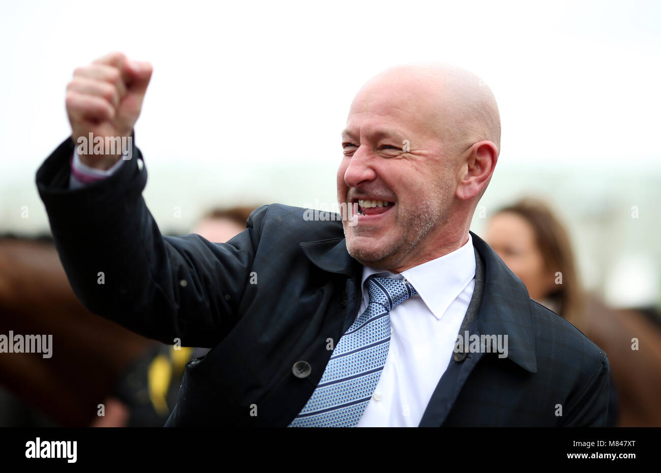 Owner Phillip Reynolds celebrates Presenting Percy winning the RSA ...