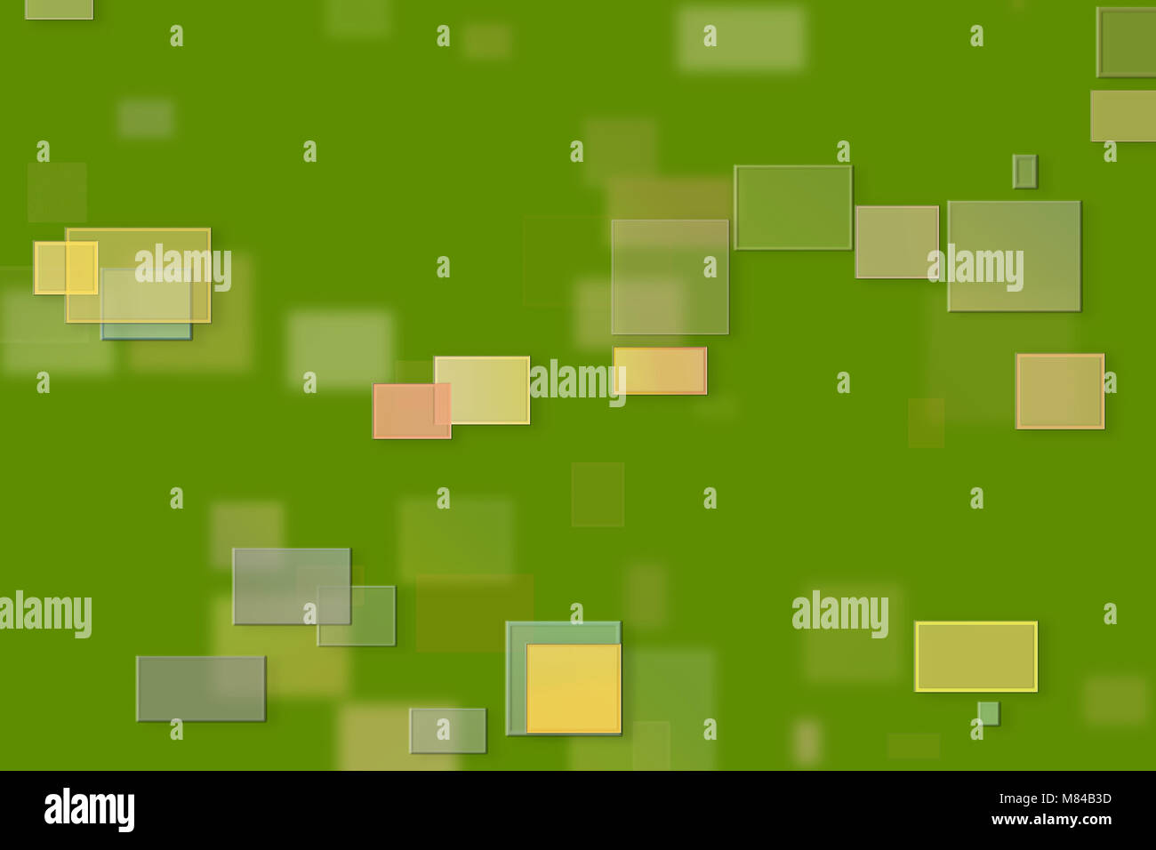 Abstract embossed & random square & rectangle shape, digital generative ...