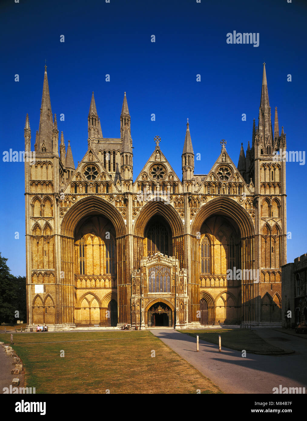 Peterborough Cathedral, Cambridgeshire, England, UK. Stock Photo