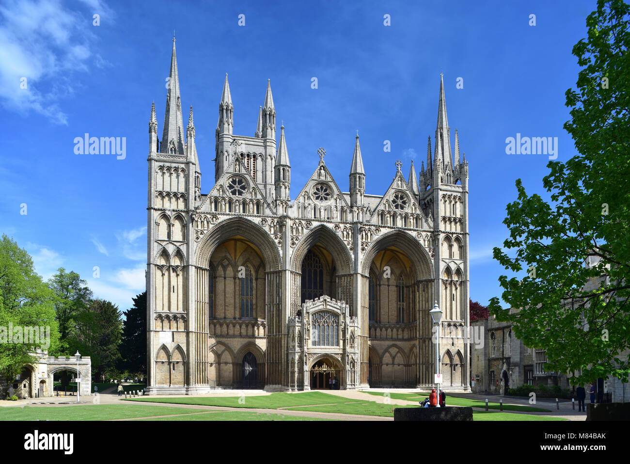 Peterborough Cathedral, Cambridgeshire, England, UK Stock Photo