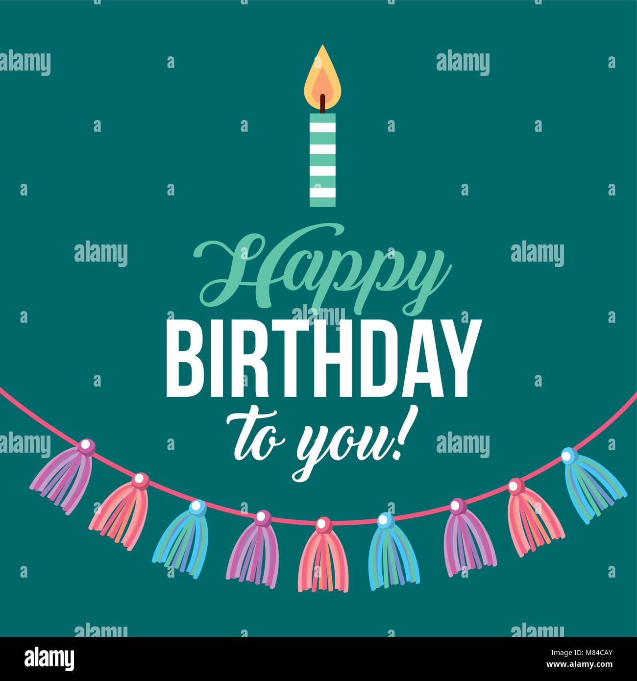 happy birthday card Stock Vector Image & Art Alamy
