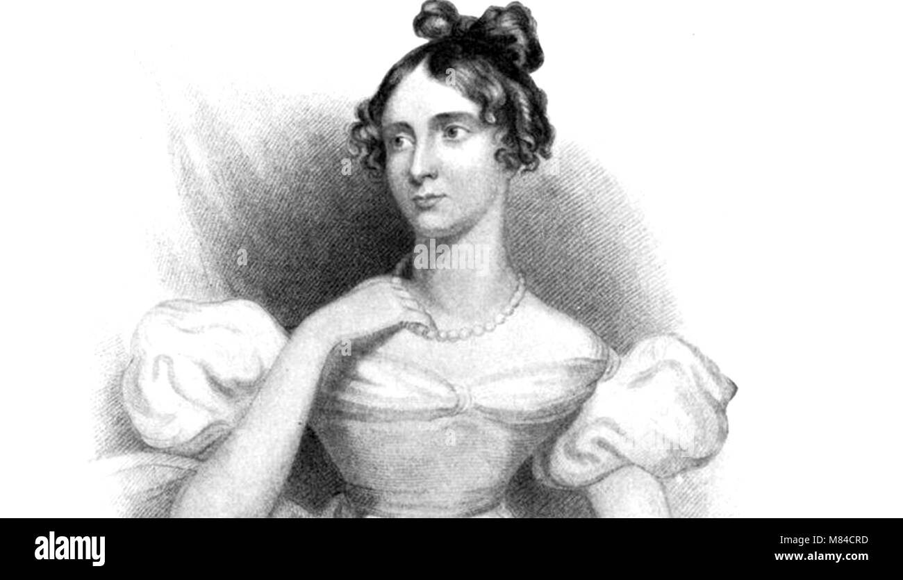 ANNE BYRON (1792-1860) wife of Lord Byron Stock Photo