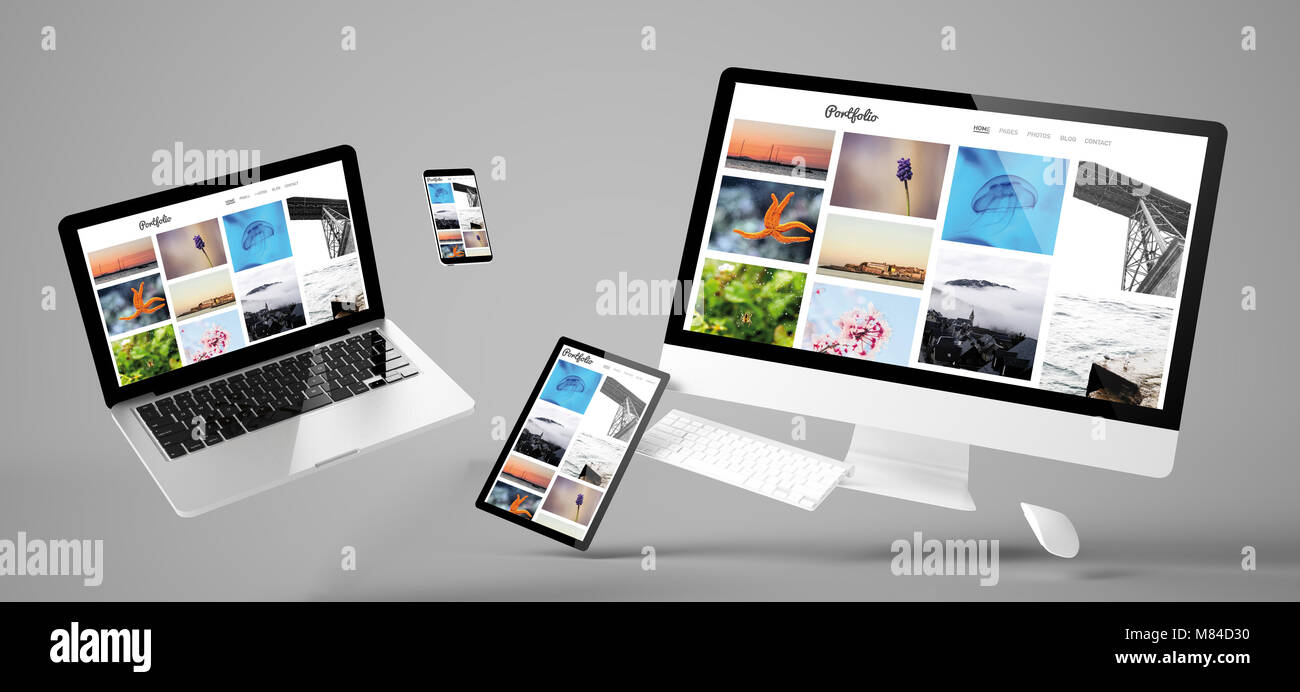 Tech portfolio pictures hi-res stock photography and images - Alamy