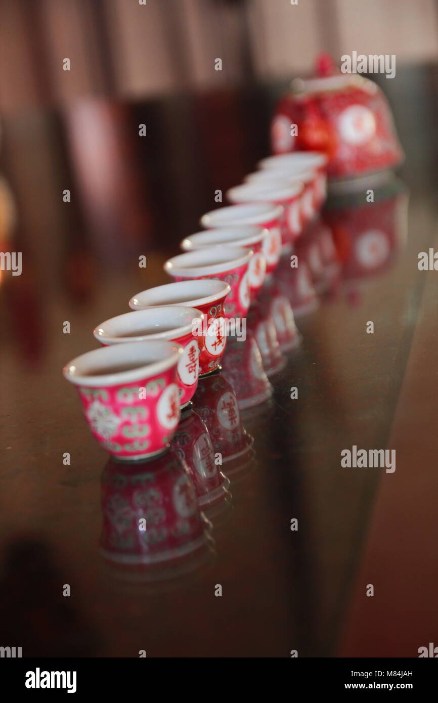 Chinaware: Chinese tea cup Stock Photo