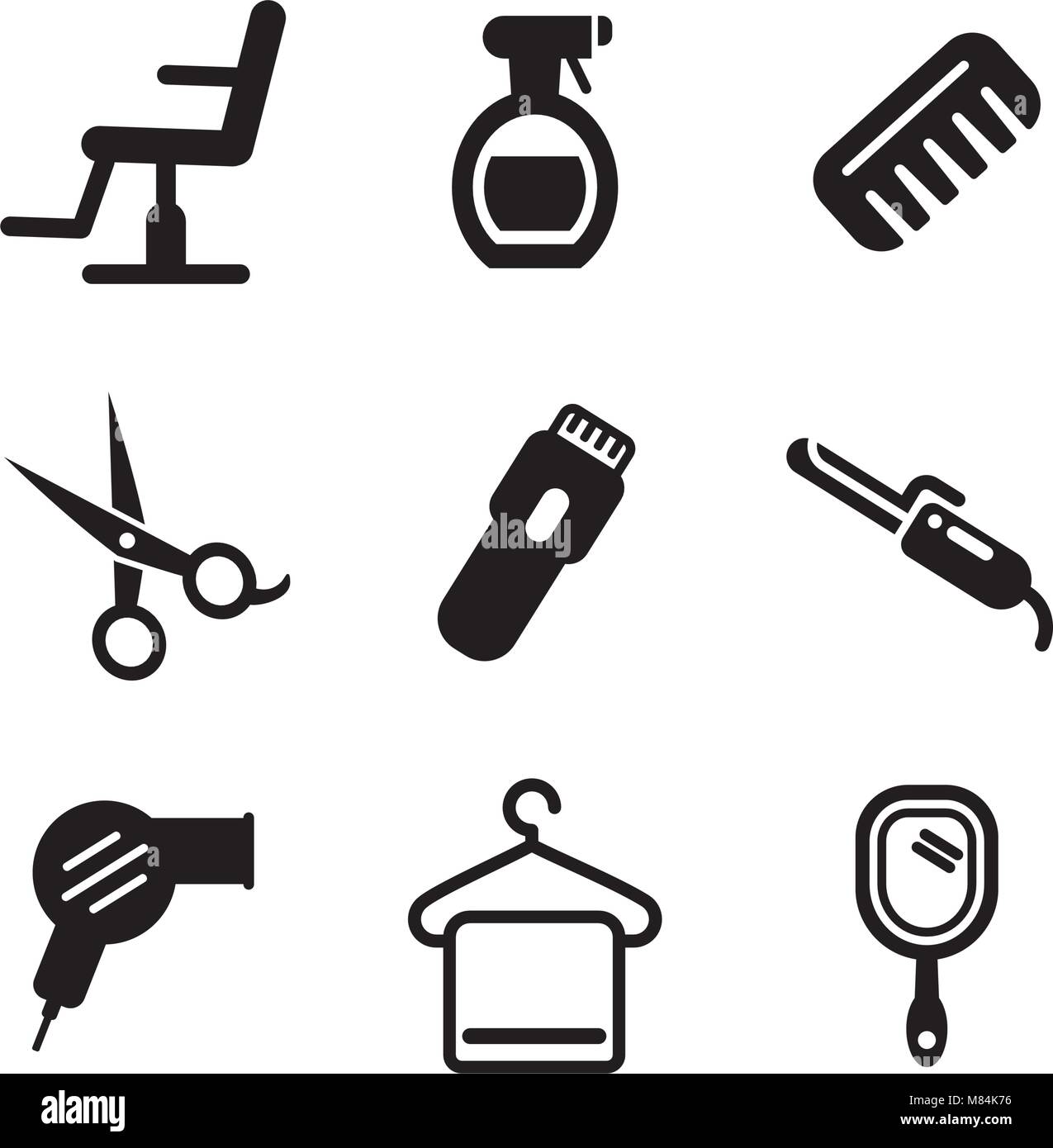 Hair Salon Stock Vector Images Alamy
