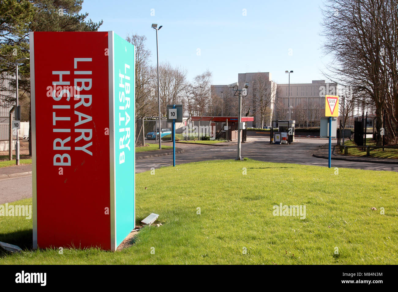 The British Library storage facility at Boston Spa, West Yorkshire