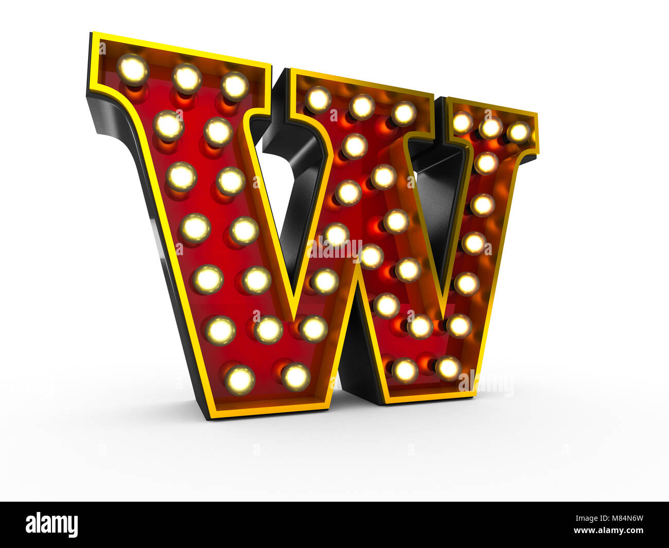 W letter design hi-res stock photography and images - Alamy