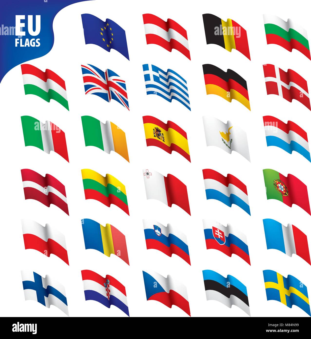 flags of the european union Stock Vector Image & Art - Alamy