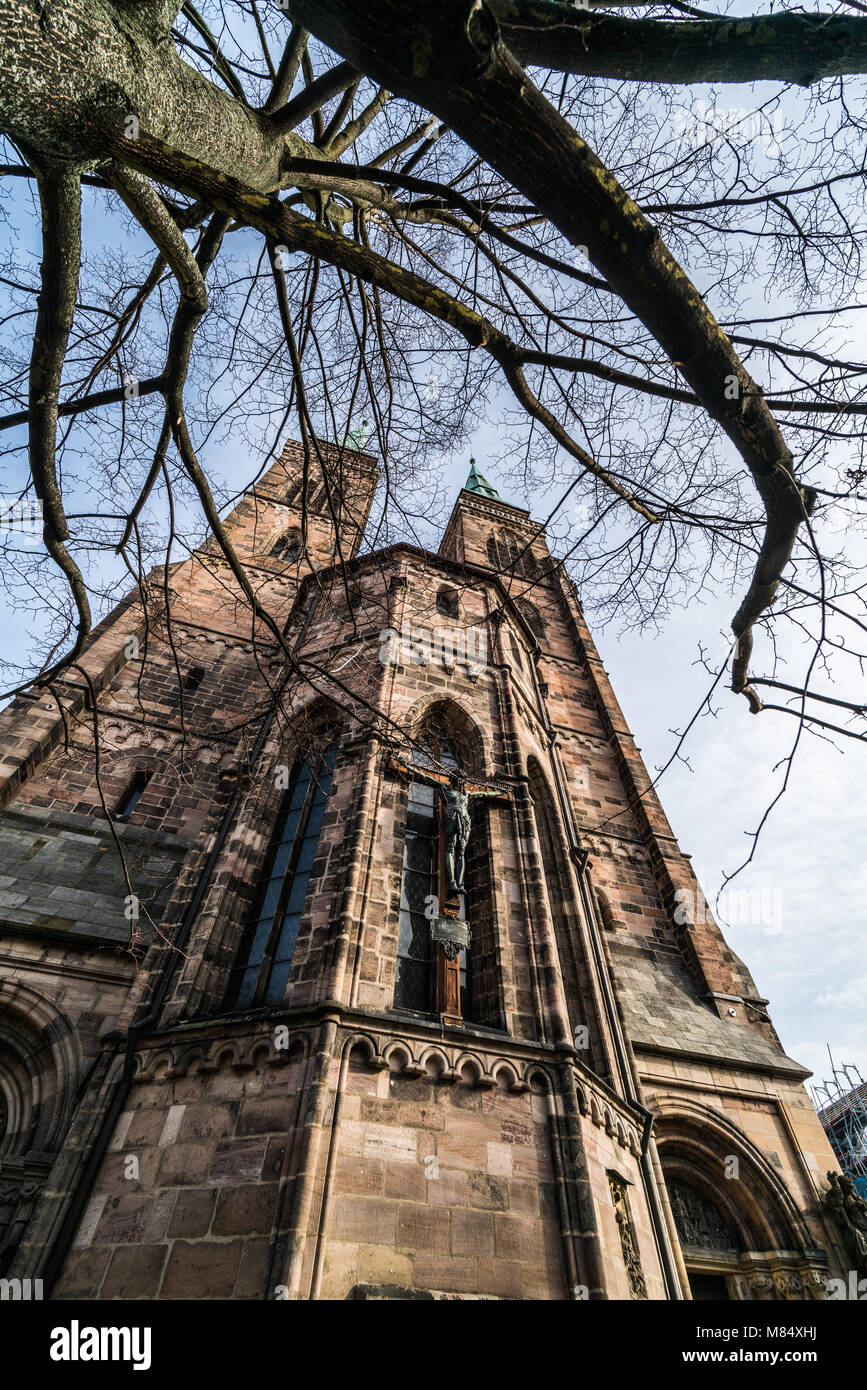 St. Sebald Church (St. Sebaldus Church), Nuremberg, Bavaria, Germany, Europe Stock Photo