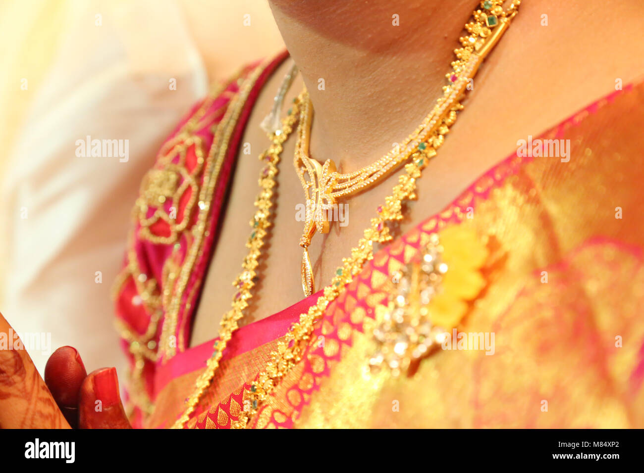 Indian wedding jewelry Stock Photo