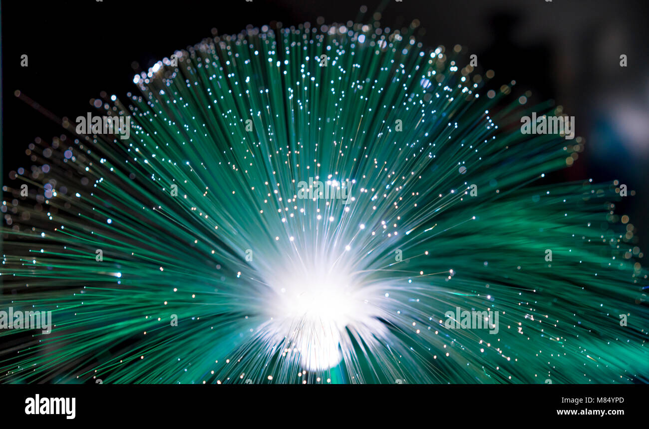 fiber optics, fiber threads for ultra fast internet communications ...
