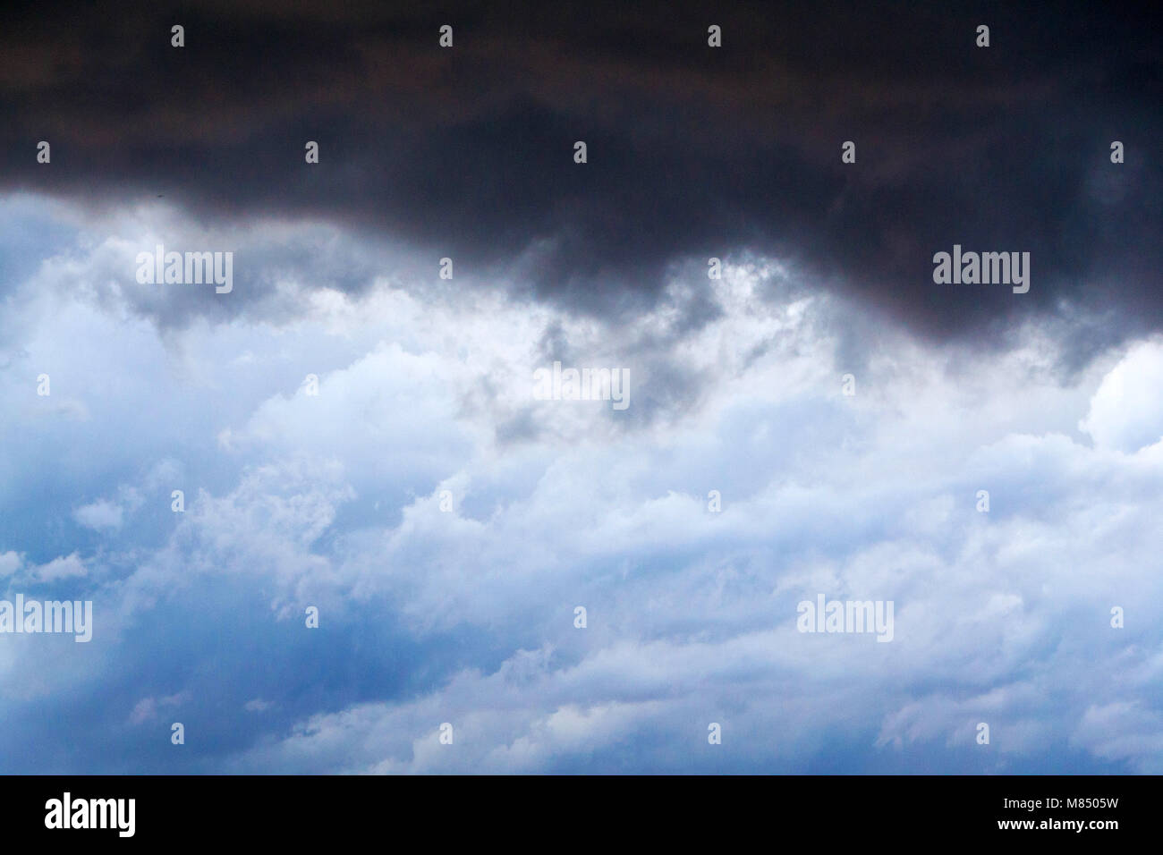 Cloudy skies, cloudy sky. Sky before the storm Stock Photo - Alamy
