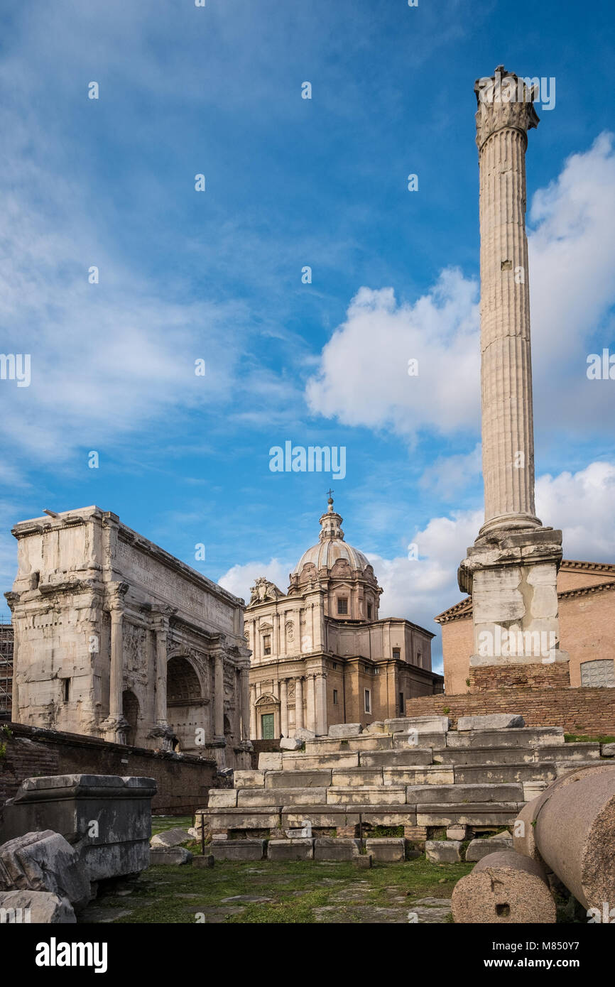 Roman ruins. Stock Photo