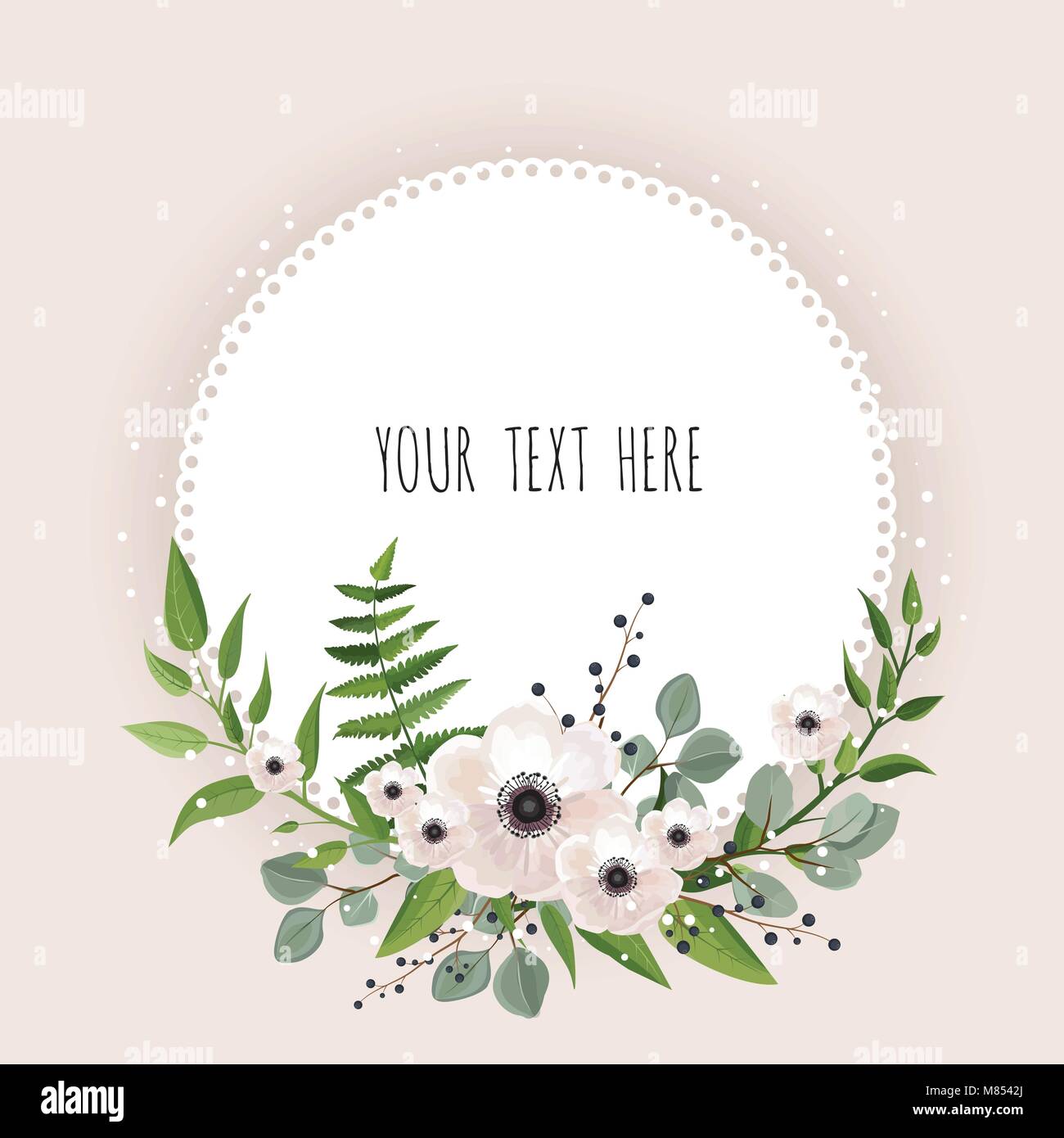 Round frame from spring Stock Vector Images Alamy Round frame from spring Stock Vector Images Alamy