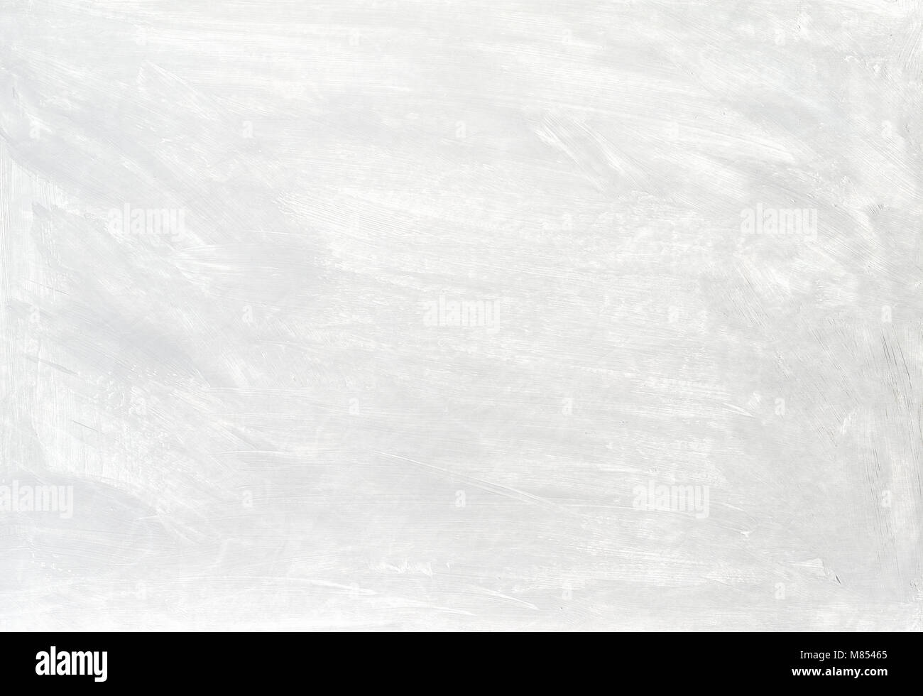 White washed painted textured abstract background with brush strokes in gray and black shades. Stock Photo