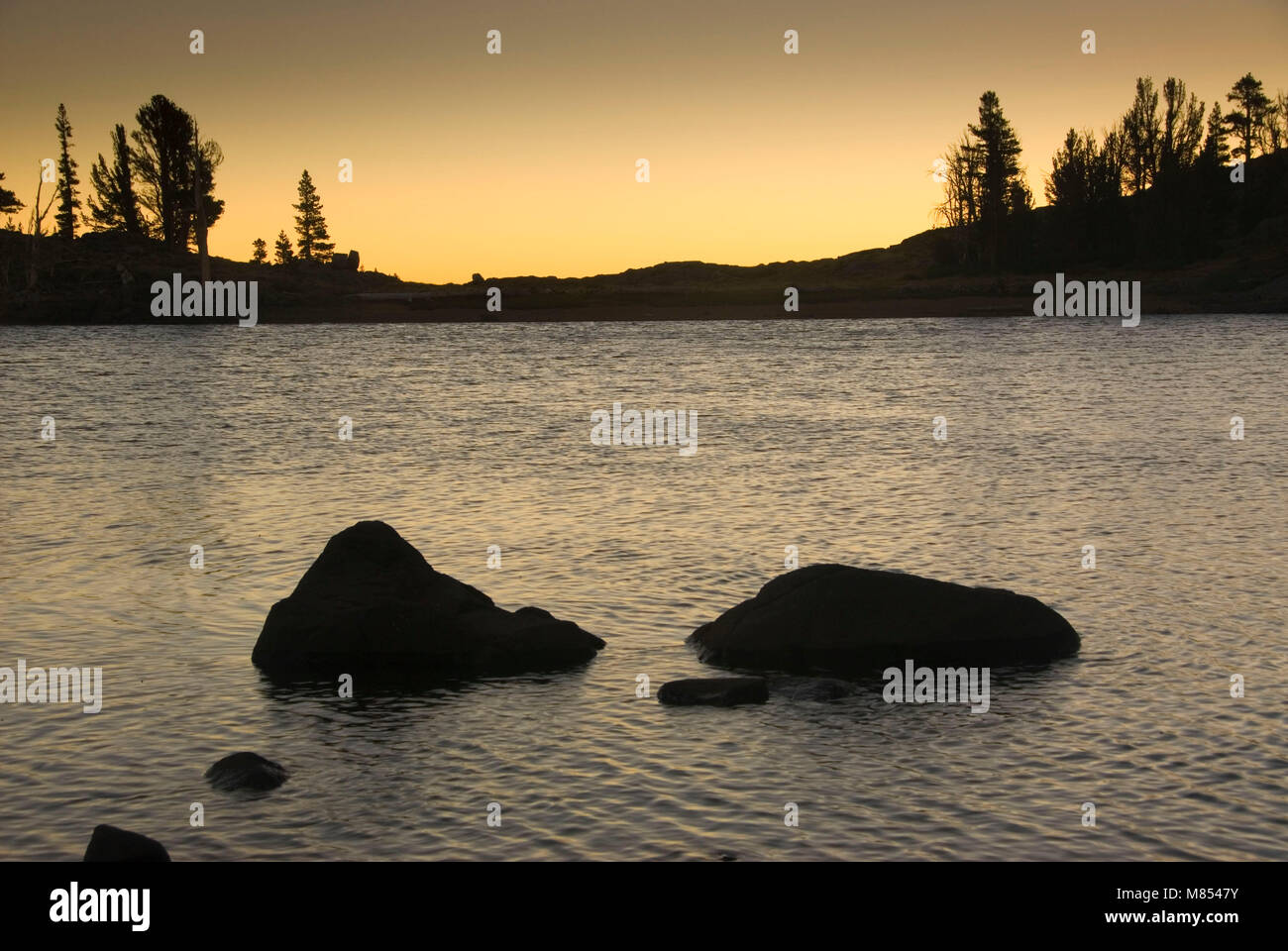 Frog Lake dawn, Mokelumne Wilderness, Carson Pass National Scenic Byway