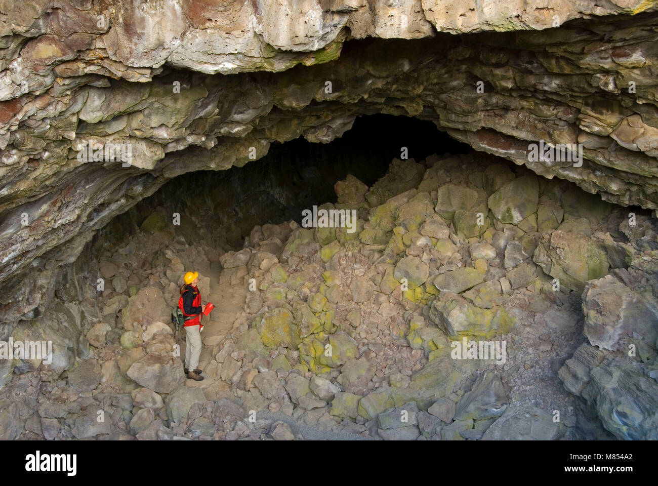 Indian Well Cave entrance, Lava Beds National Monument, California