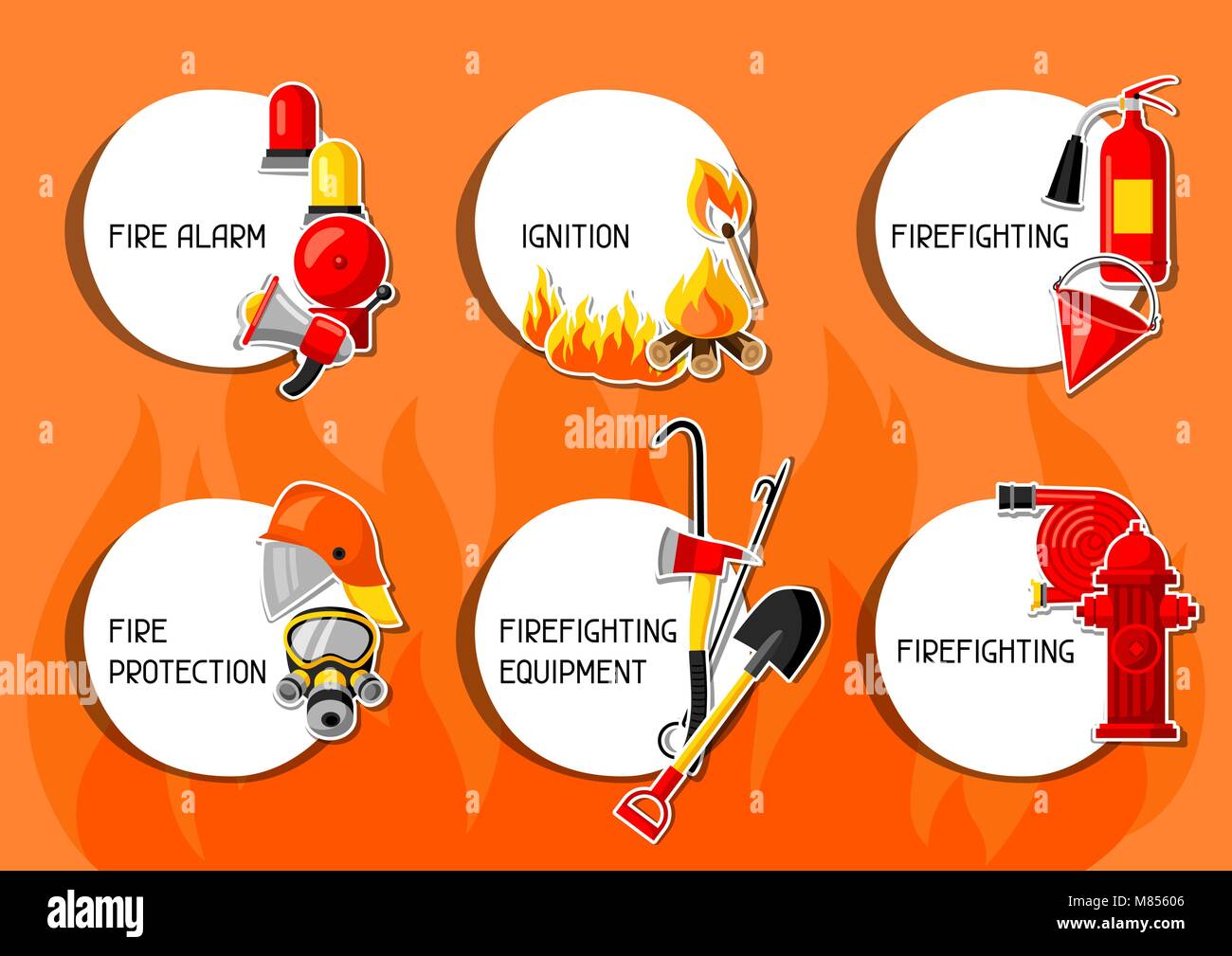 Fire safety poster hires stock photography and images Alamy