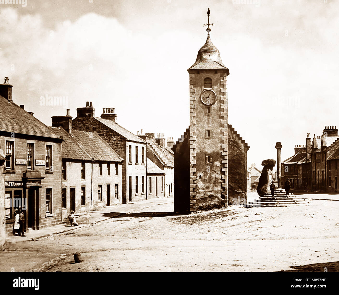 Clackmannan, Victorian period Stock Photo