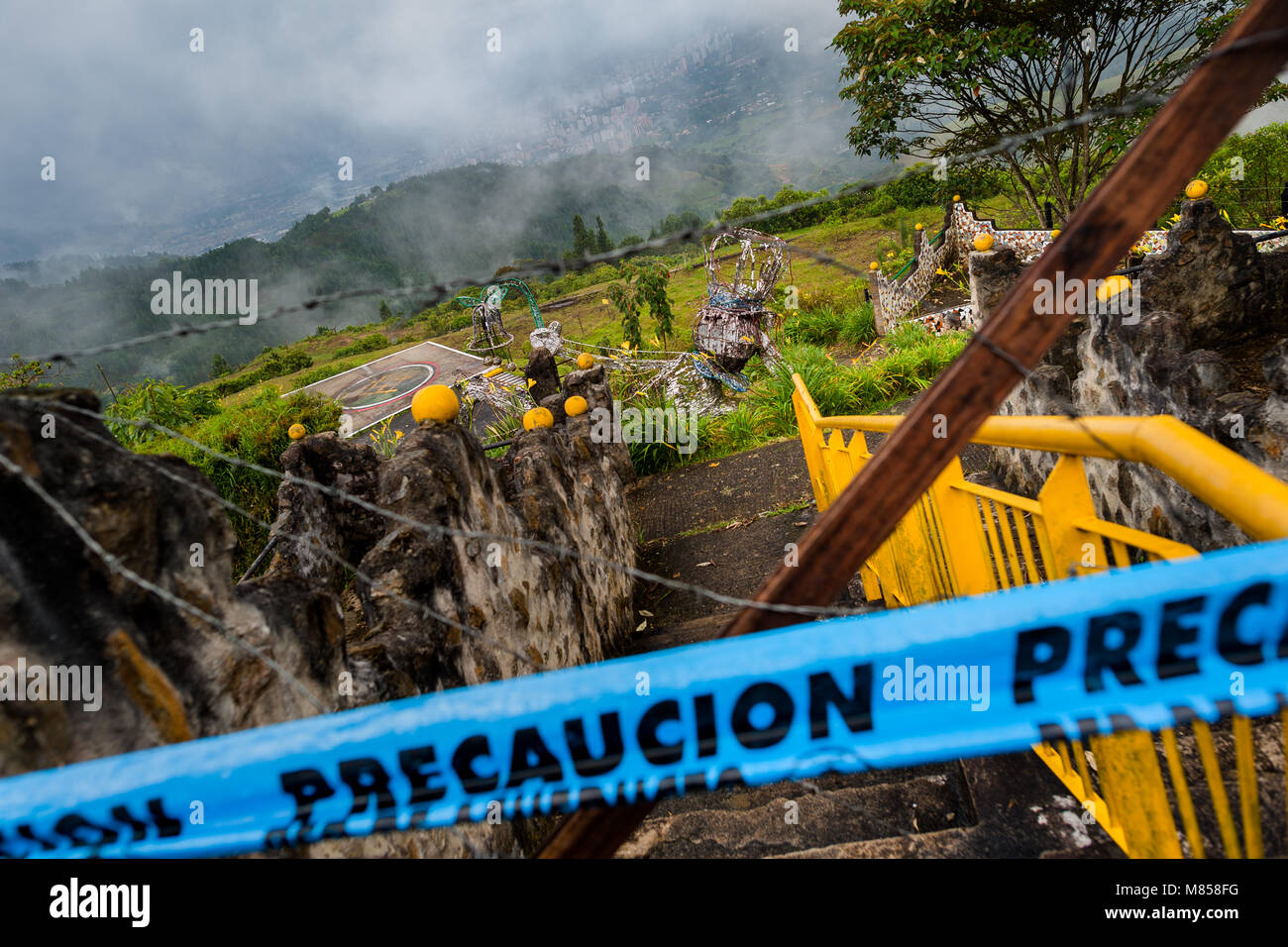 An Unmaintained Heliport Belonging To The Prison La Catedral Where Stock Photo Alamy