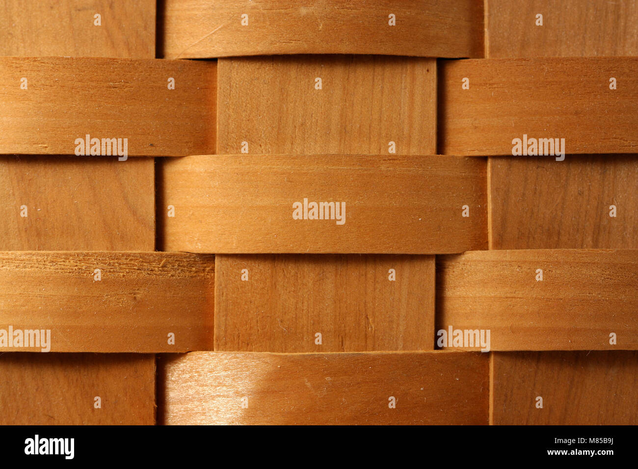 A Wooden basket weave background Stock Photo - Alamy