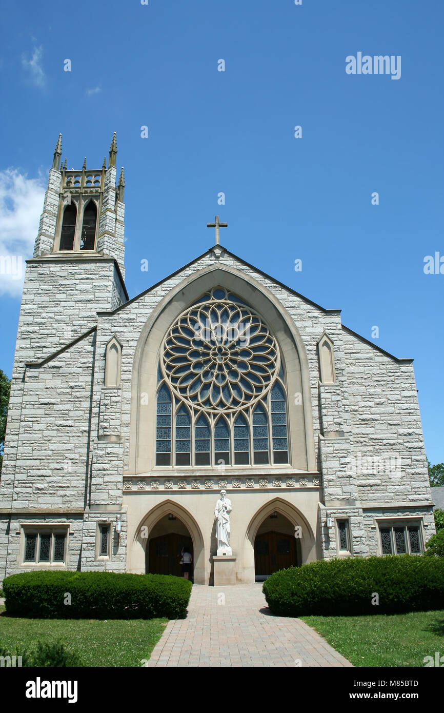 A old church with blue sky Stock Photo - Alamy