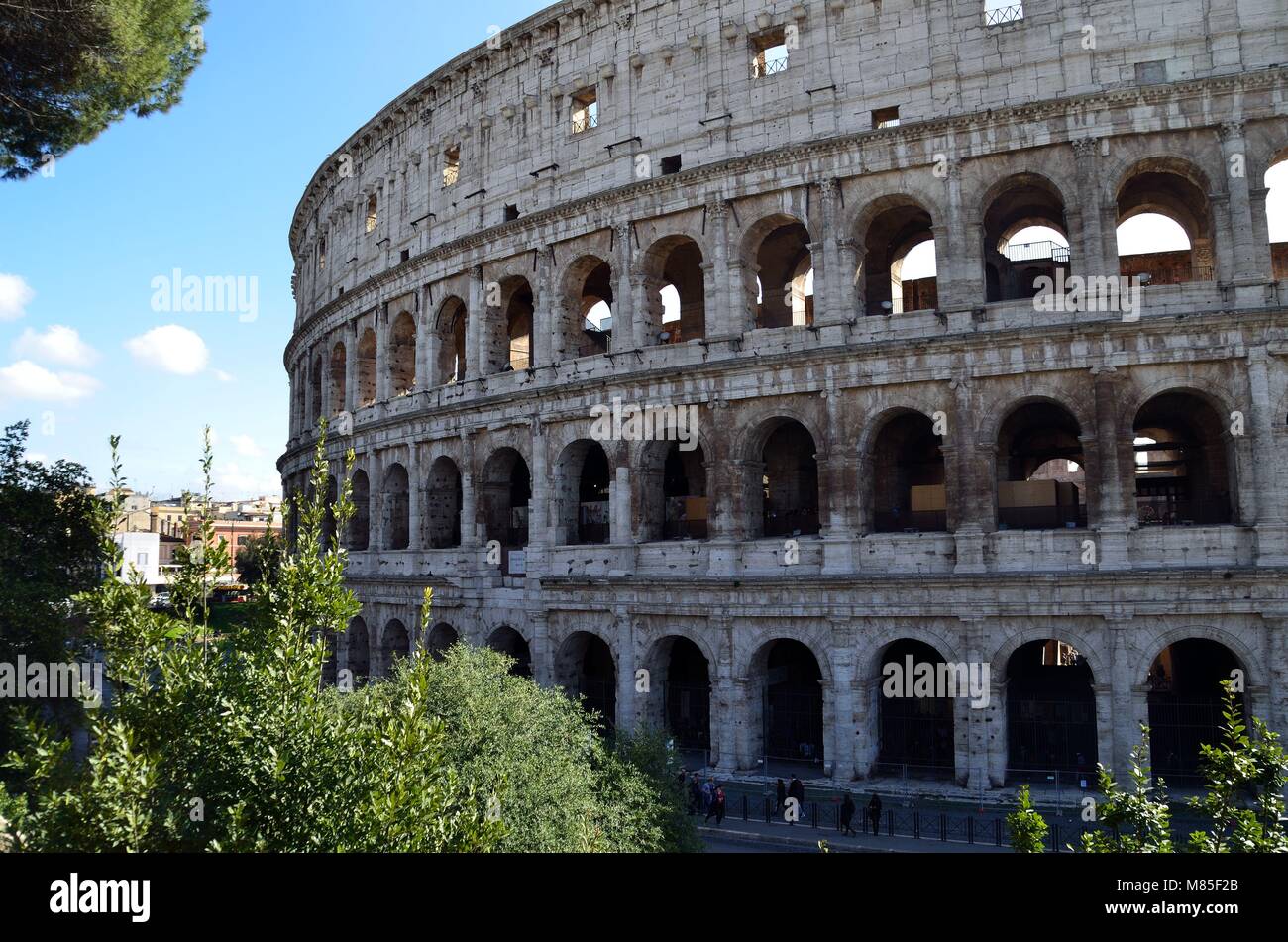 The Colosseum in Rome Stock Photo