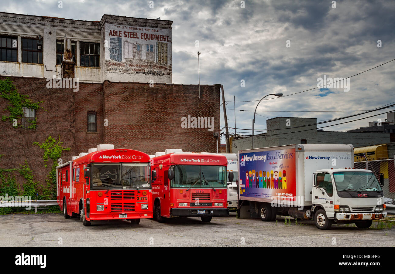 New york blood donation bus hires stock photography and images Alamy