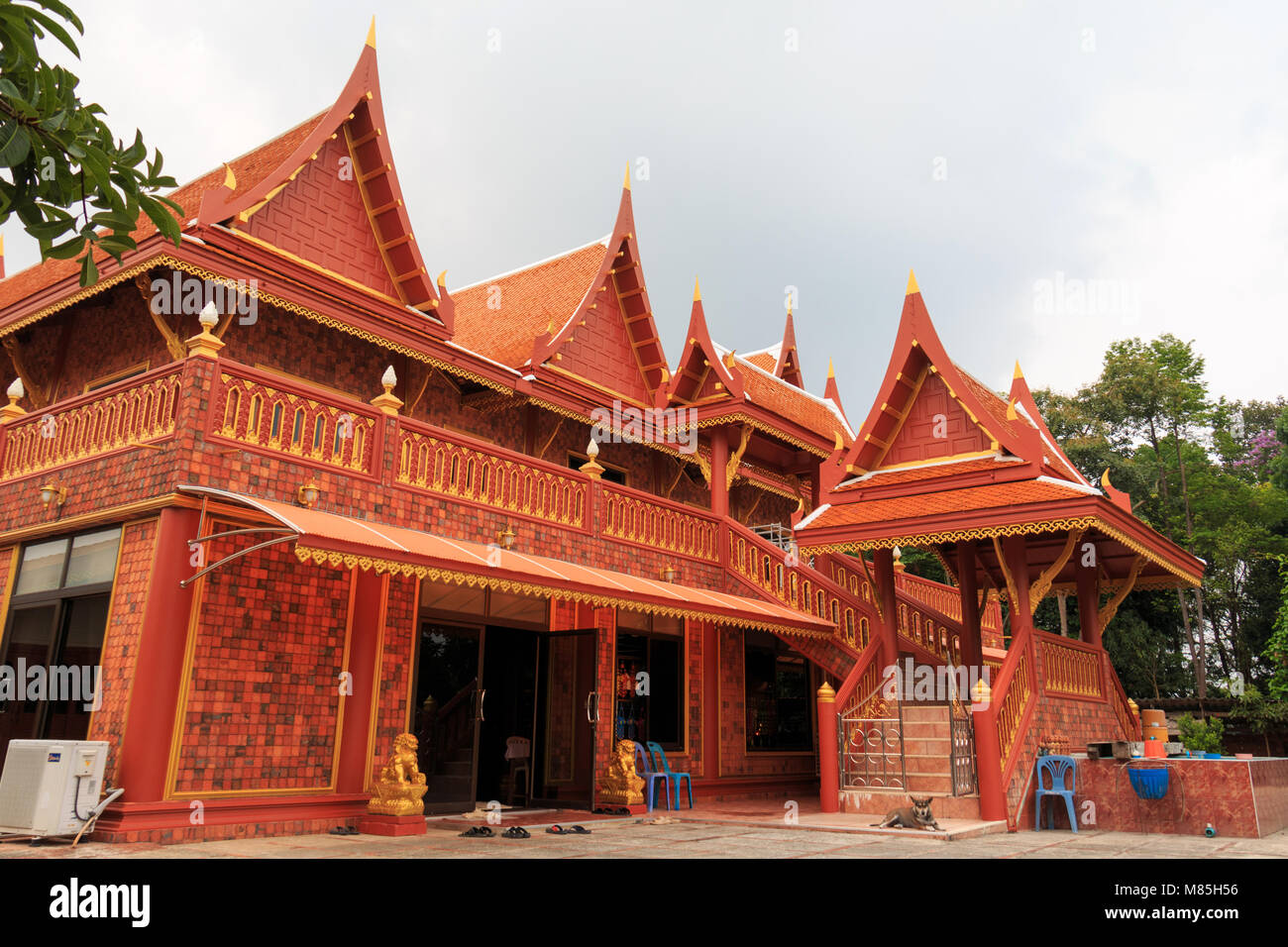 monk’s house in Buddhist temple , Thailand Stock Photo Alamy
