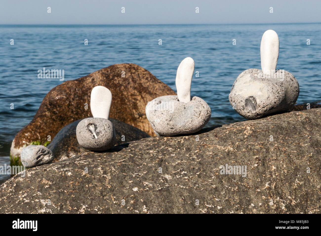 Sea stacked stones hi-res stock photography and images - Alamy