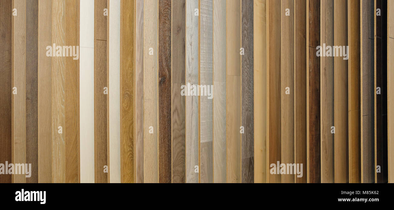 Laminate Wood Flooring Color Board Selection Stock Photo Alamy