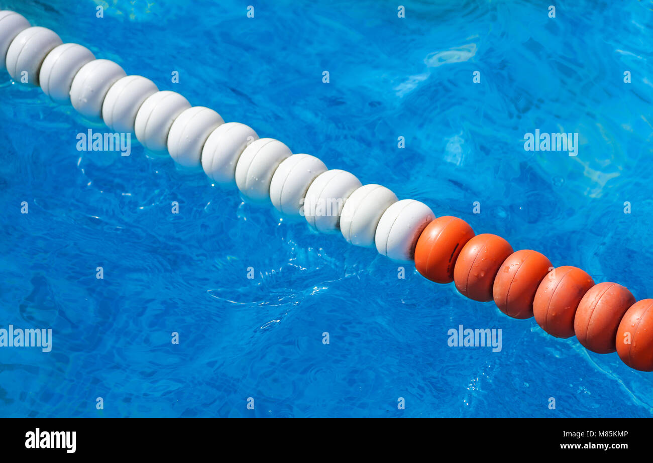 Swimming Lane Markers in Swimming pool Stock Photo Alamy