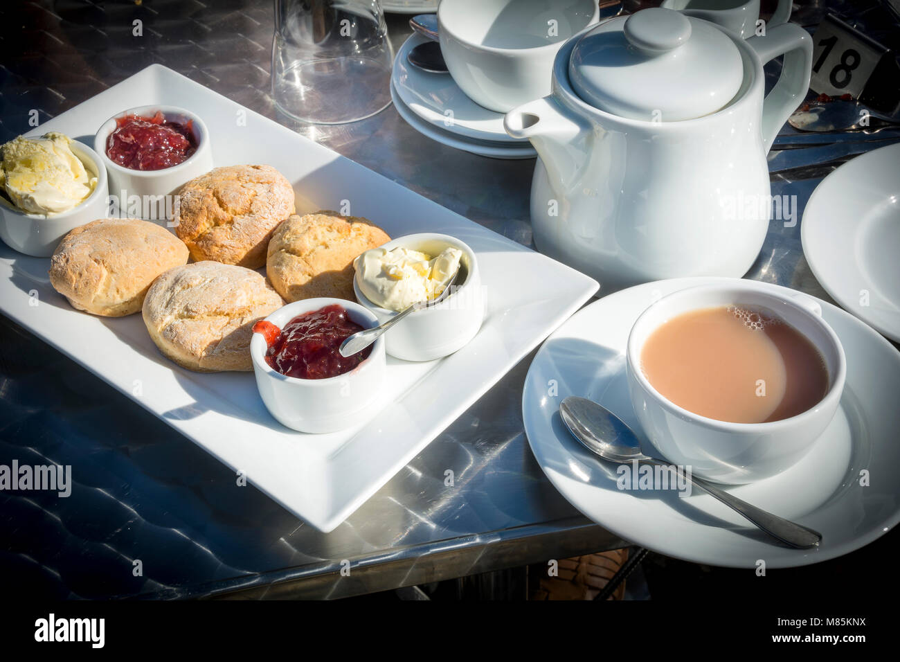 Cream tea anyone Stock Photo Alamy