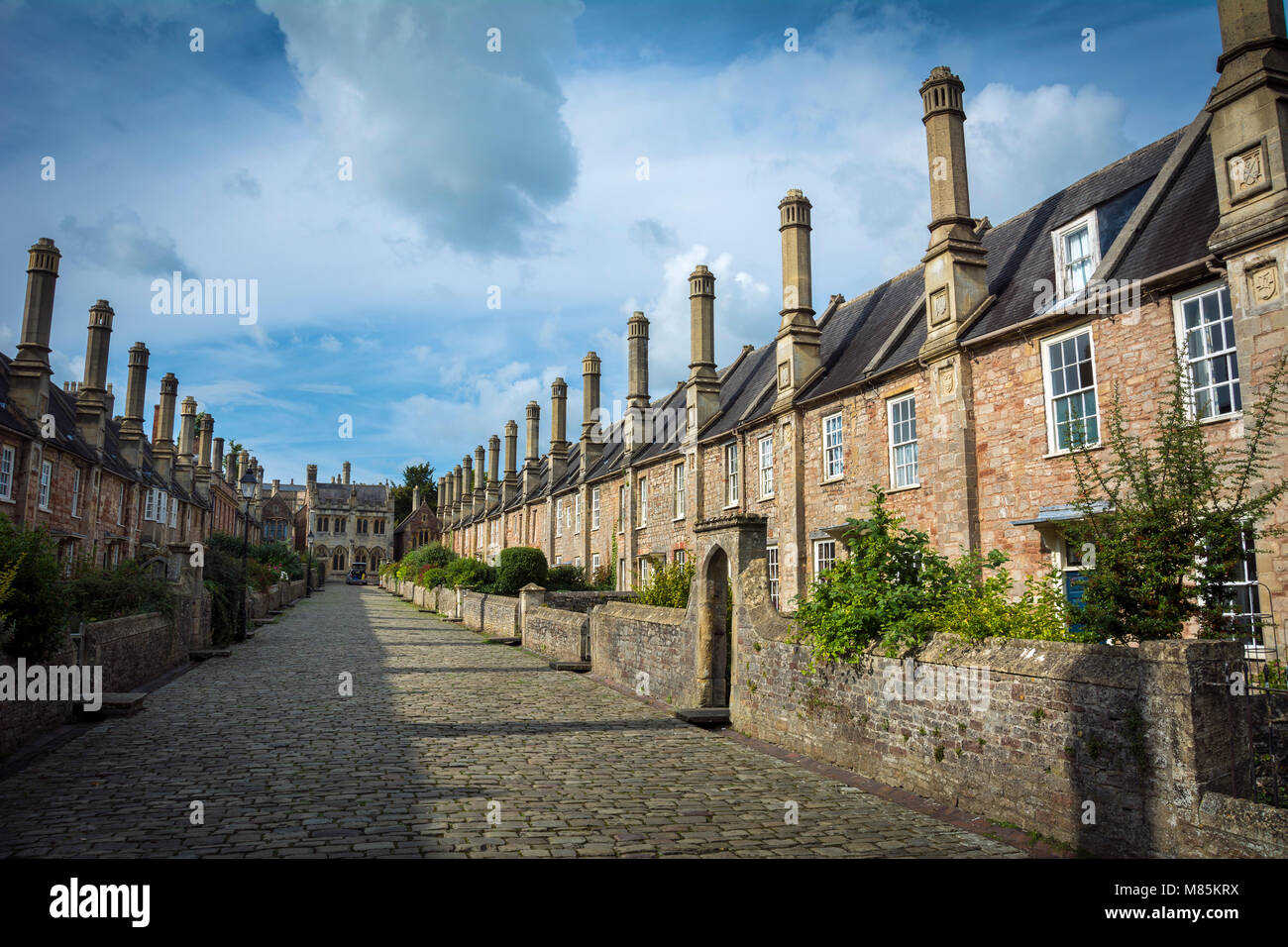 Vicars Close in Wells Somerset Stock Photo