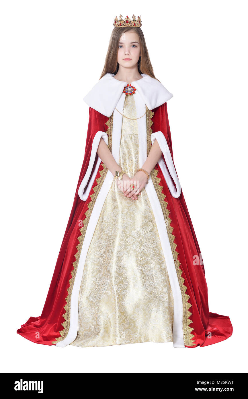 Happy little girl in carnival costume posing Stock Photo - Alamy