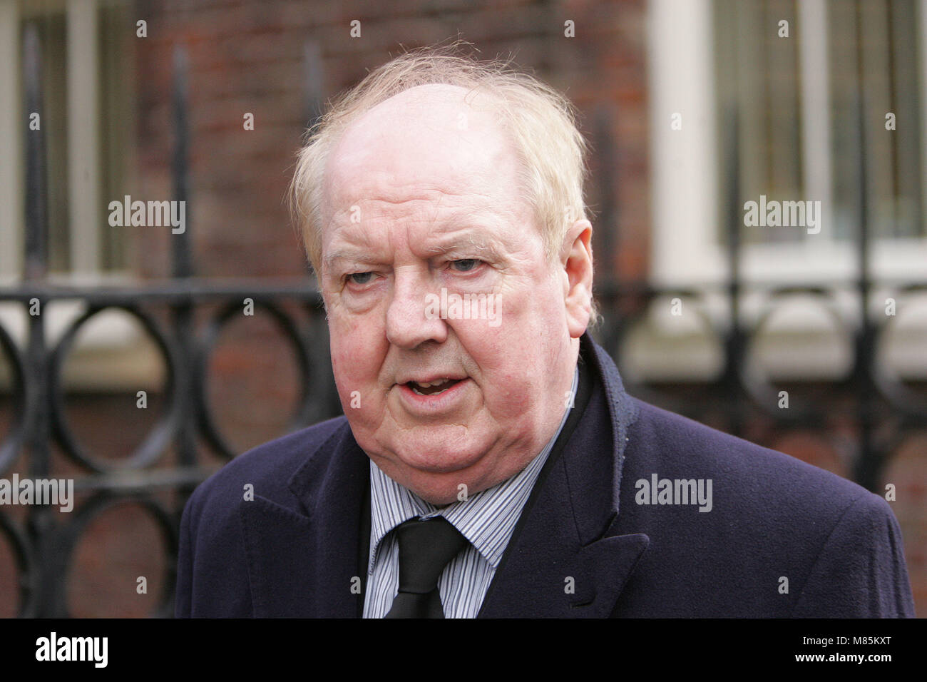 Jimmy Cricket arrives for Frank Carson Funeral, Belfast, Northern ...