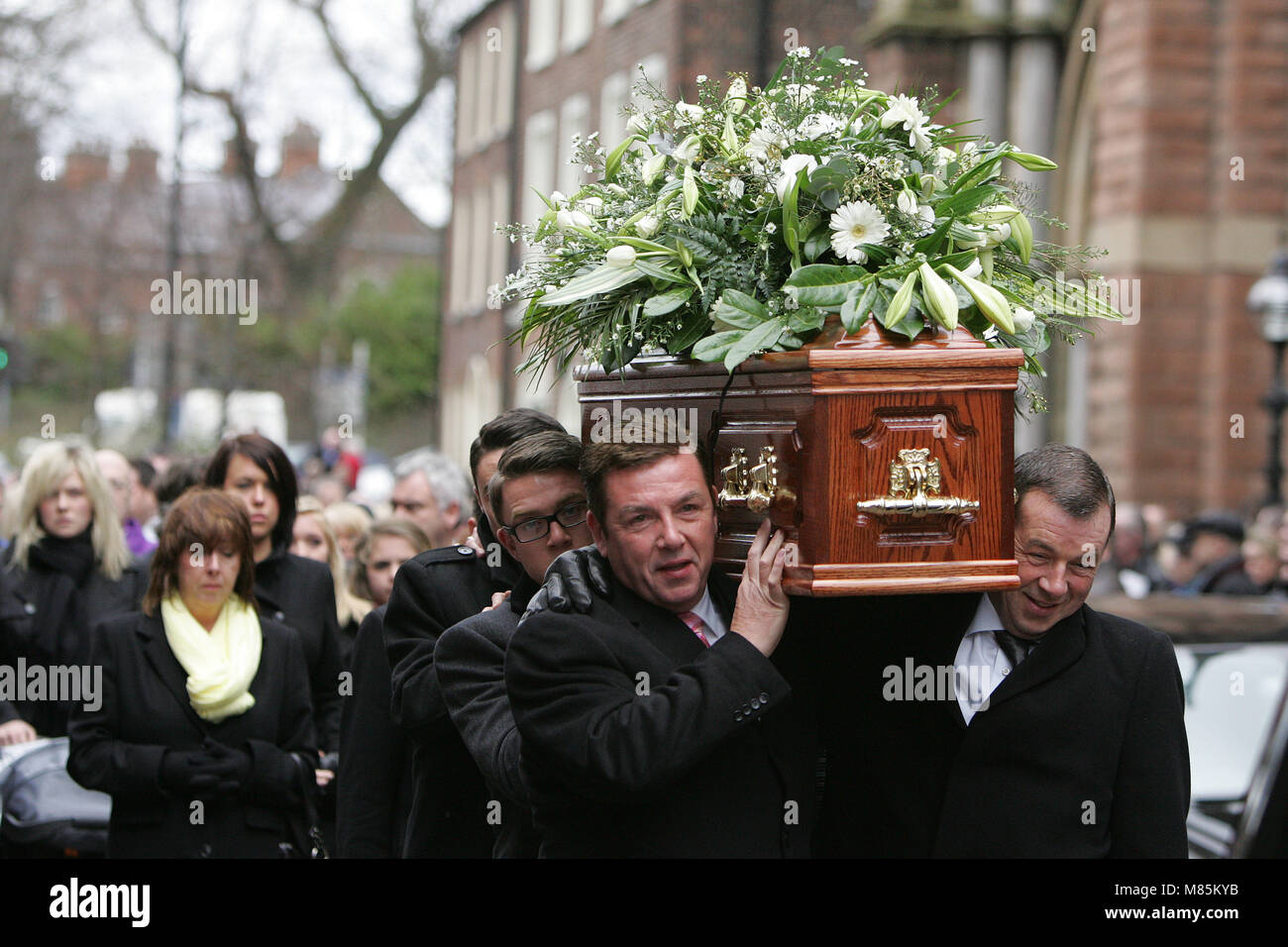 Frank Carson Funeral, Belfast, Northern Ireland, Saturday, March 3