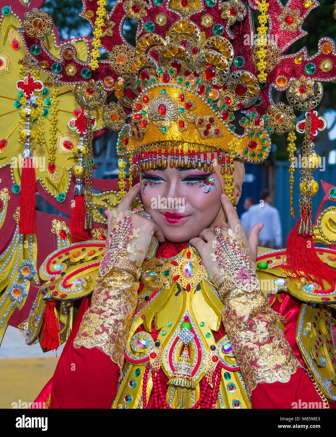 Participant in the Chingay parade in Singapore Stock Photo - Alamy