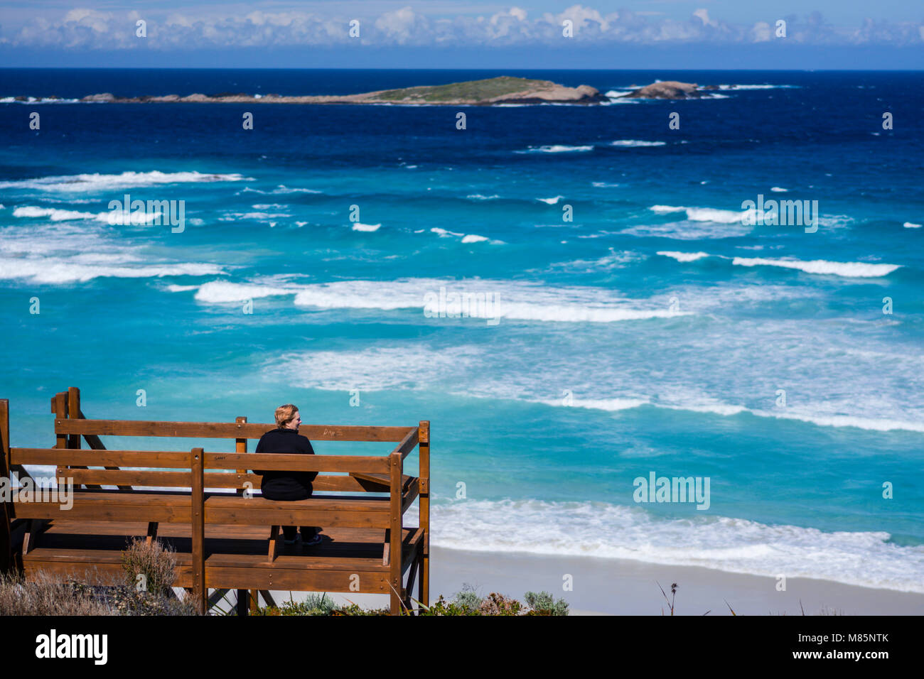 Nine Mile Beach, Great Ocean Drive Esperance Western Australia Stock Photo