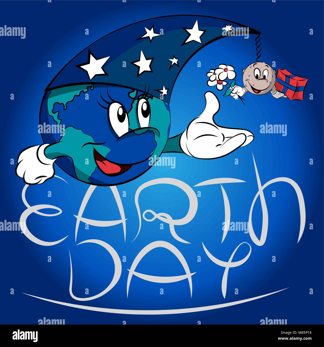 Vector poster for International Earth Day 22 april Stock Vector Image ...