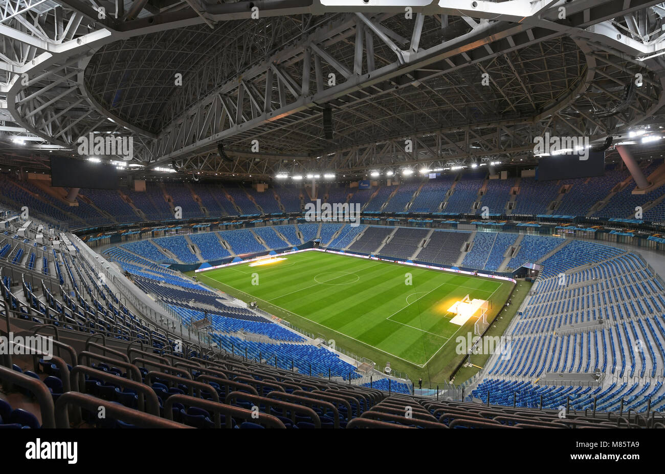 14 March 2018 Russia St Petersburg Soccer Europa League